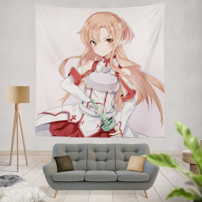 Asuna Yuuki Adventures in VR Anime Wall Tapestry