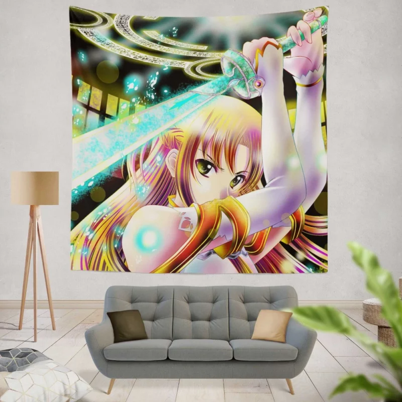 Asuna Yuuki Defining Sword Art Online Anime Wall Tapestry