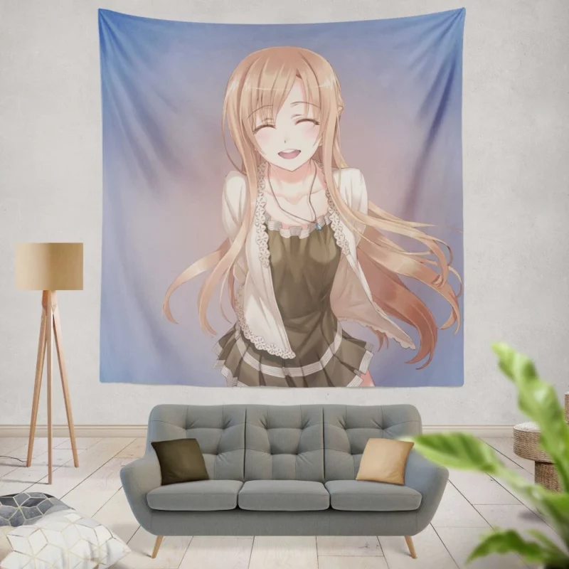 Asuna Yuuki Diving into Virtual Worlds Anime Wall Tapestry