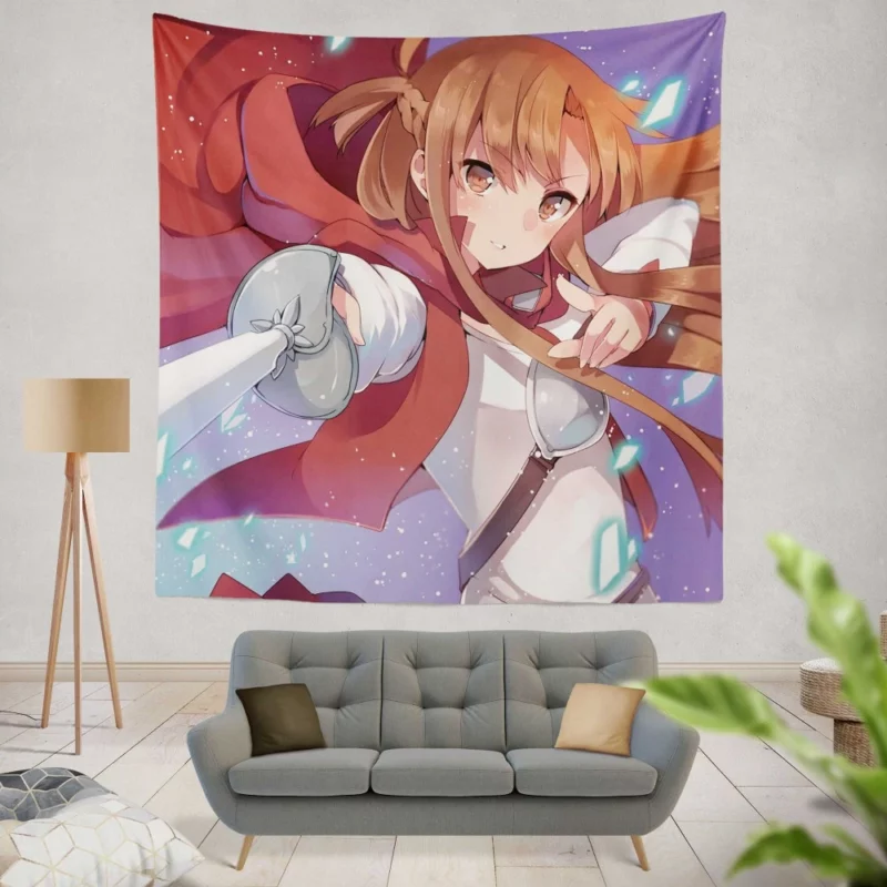 Asuna Yuuki Episodic Adventures Anime Wall Tapestry