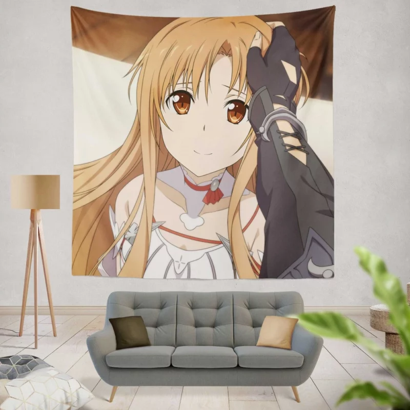 Asuna Yuuki Gaming Legend Anime Wall Tapestry