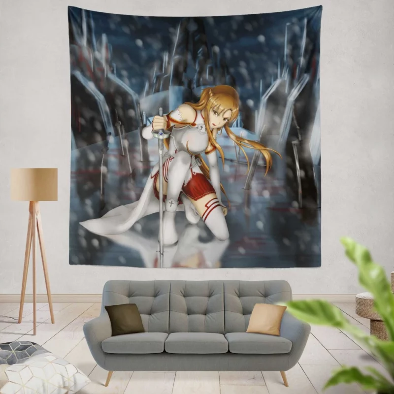 Asuna Yuuki Heart of Sword Art Online Anime Wall Tapestry