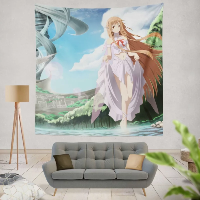 Asuna Yuuki Impact in Sword Art Online Anime Wall Tapestry