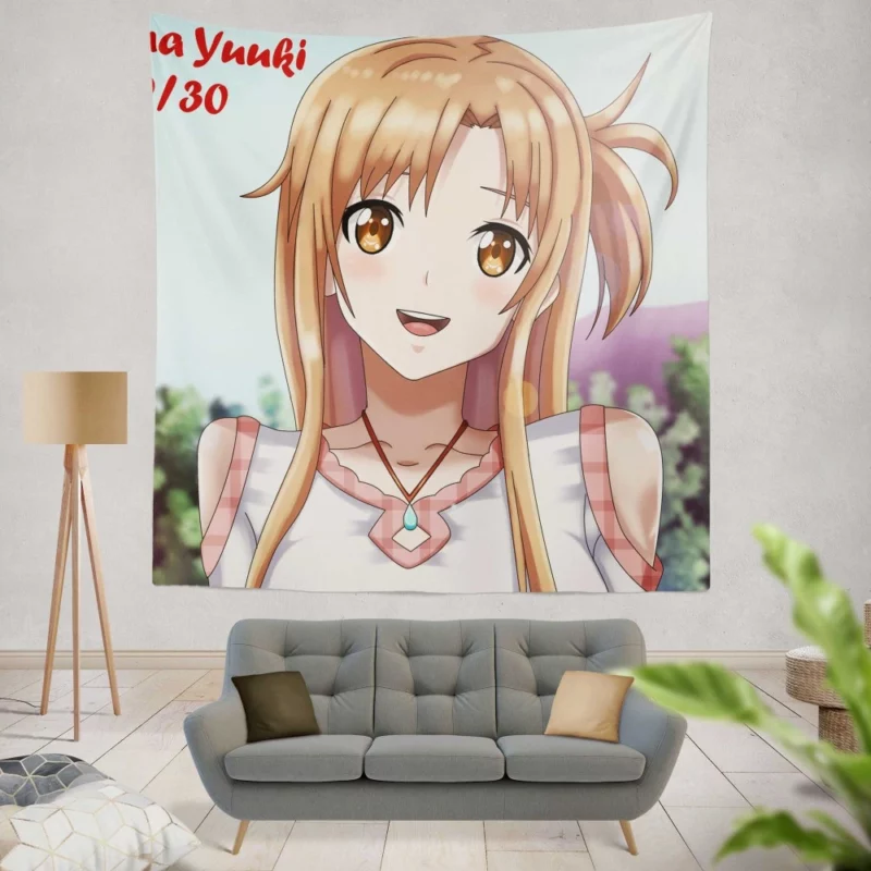 Asuna Yuuki Influence in Sword Art Online Anime Wall Tapestry