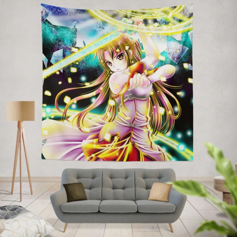 Asuna Yuuki Journey in Sword Art Online Anime Wall Tapestry