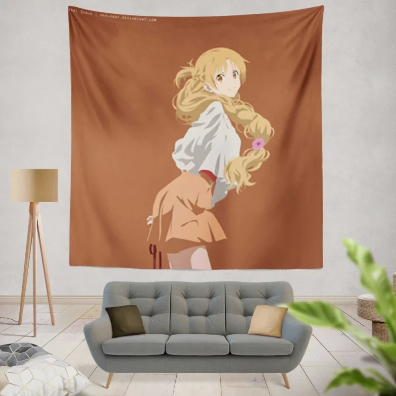 Asuna Yuuki Ordinal Scale Protagonist Anime Wall Tapestry