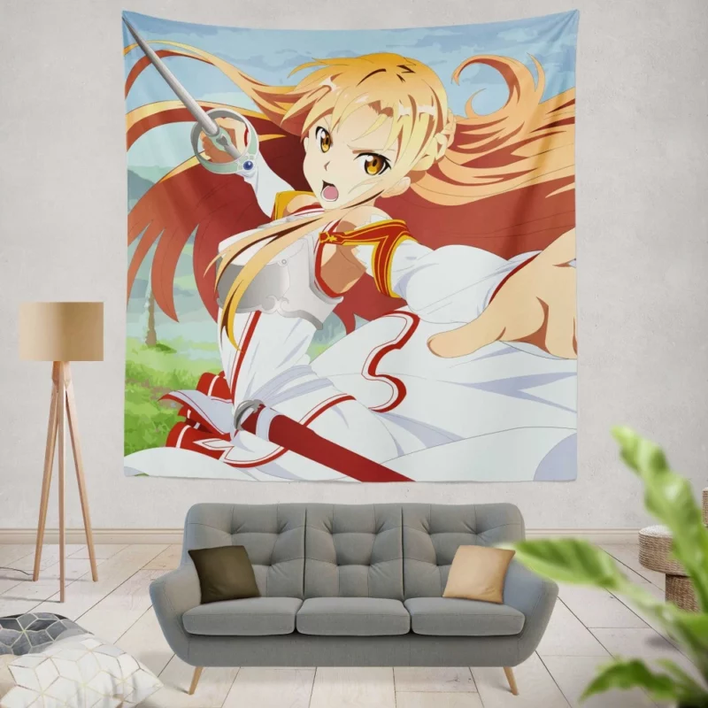 Asuna Yuuki Presence Anime Wall Tapestry