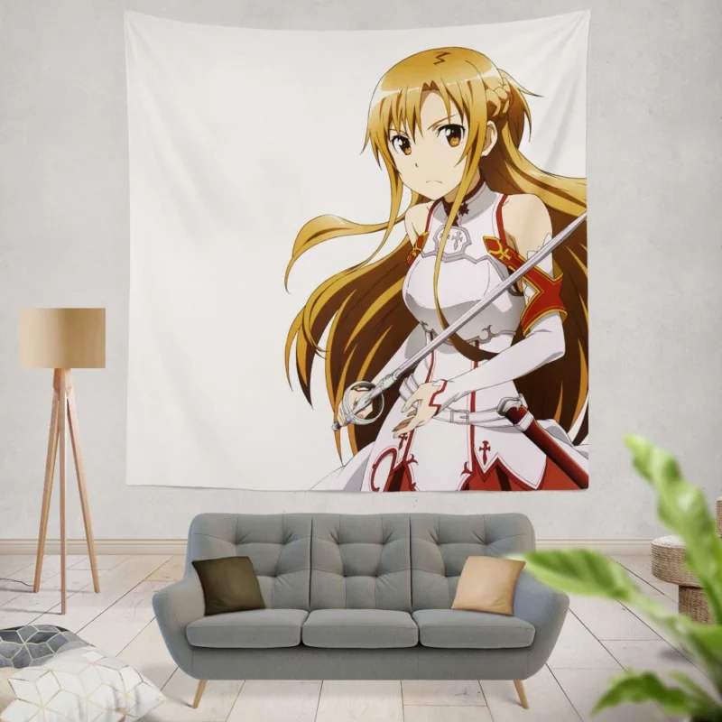 Asuna Yuuki Remarkable Character Anime Wall Tapestry