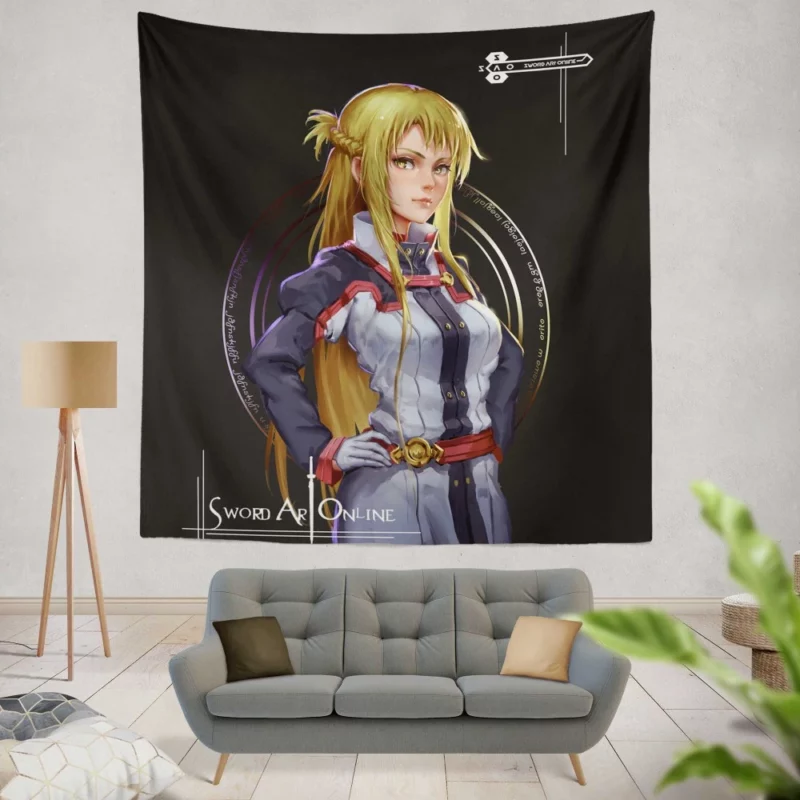 Asuna Yuuki Role in Ordinal Scale Anime Wall Tapestry