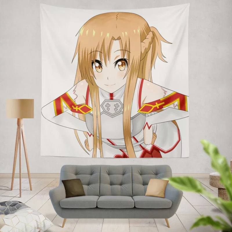 Asuna Yuuki Shining in Sword Art Online Anime Wall Tapestry