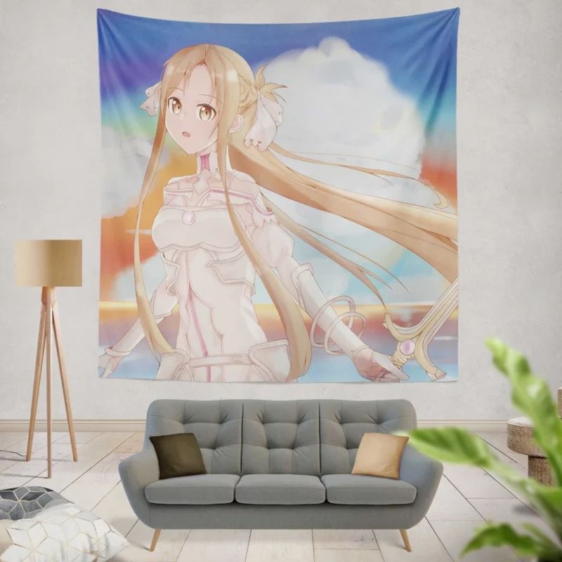 Asuna Yuuki Significance in Sword Art Online Anime Wall Tapestry