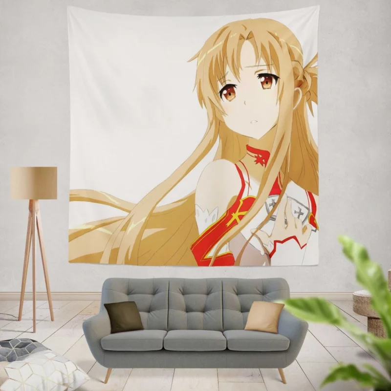 Asuna Yuuki Sword Mastery Anime Wall Tapestry