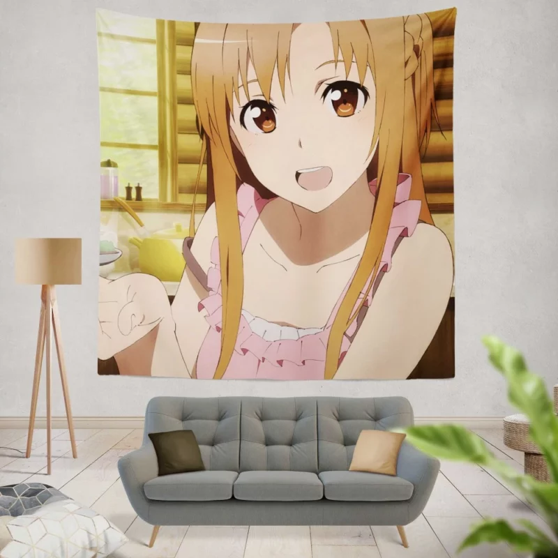 Asuna Yuuki Virtual Journey Anime Wall Tapestry