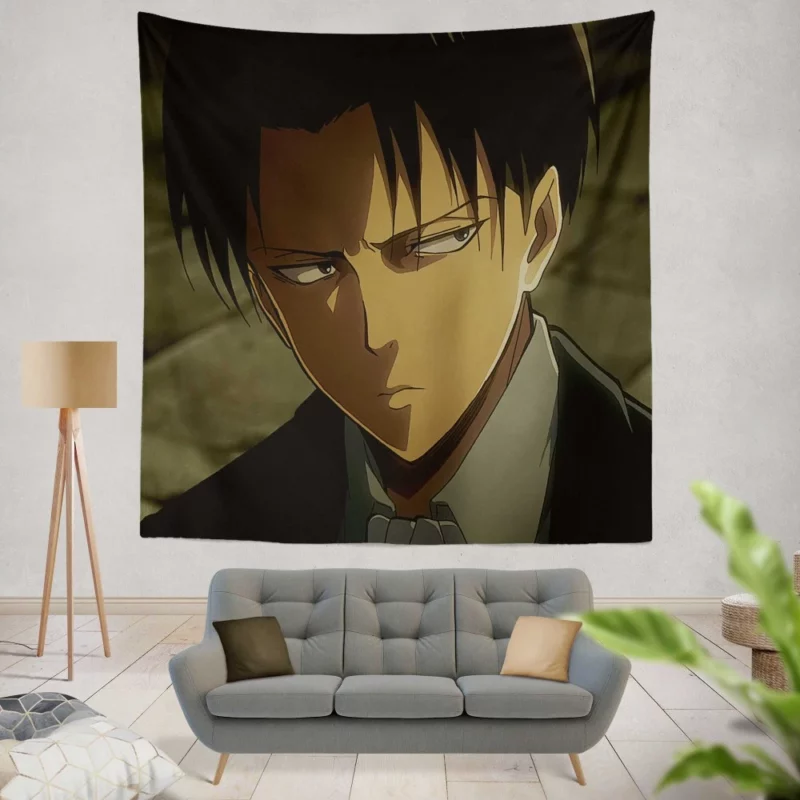 Beyond Levi Ackerman Legacy Anime Wall Tapestry