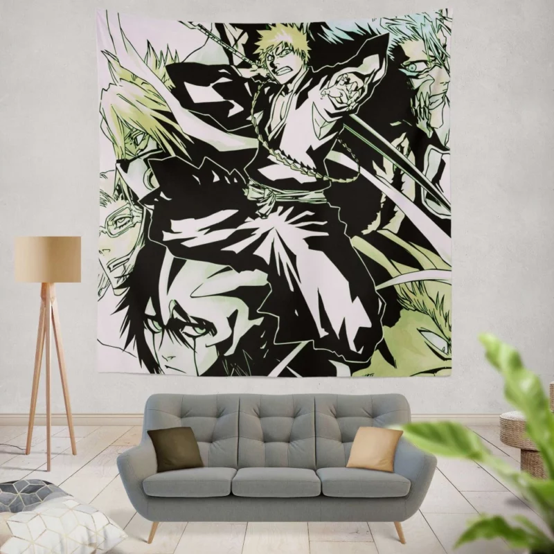 Bleach Epic Clash Ichigo vs. Grimmjow Anime Wall Tapestry