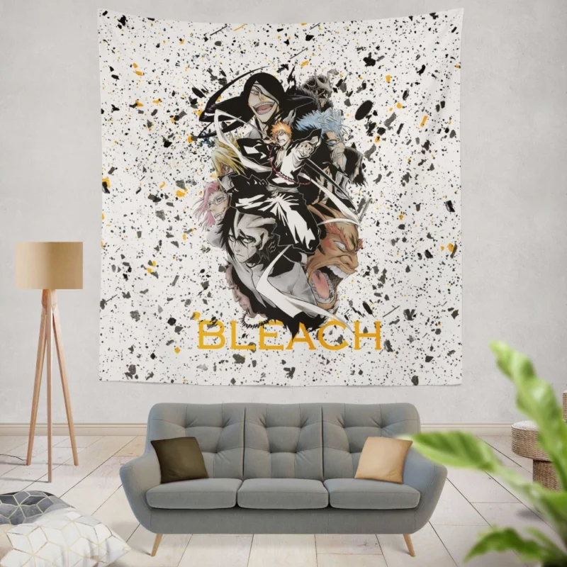 Bleach Epic Rivalry Ichigo and Grimmjow Anime Wall Tapestry