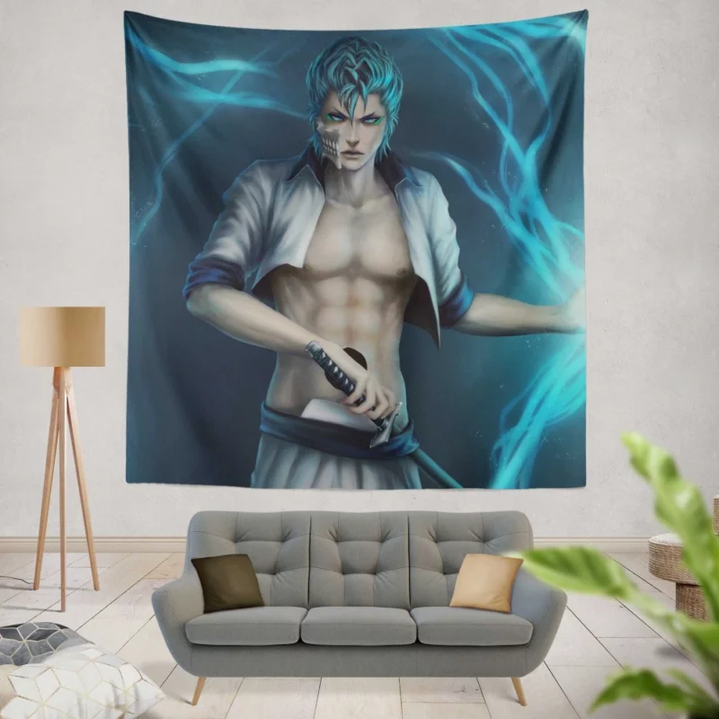 Bleach Savage Grimmjow Jaegerjaquez Anime Wall Tapestry