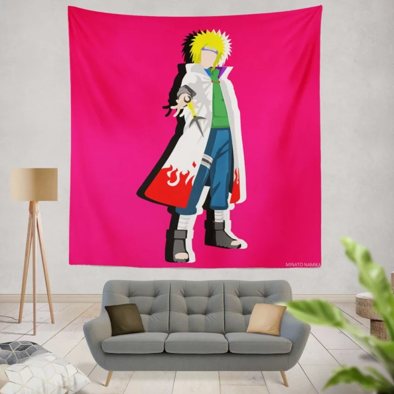 Blond Ambition Minato Heroic Journey Anime Wall Tapestry