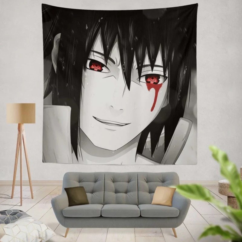 Bloodline Power Sasuke Mangeky? Anime Wall Tapestry