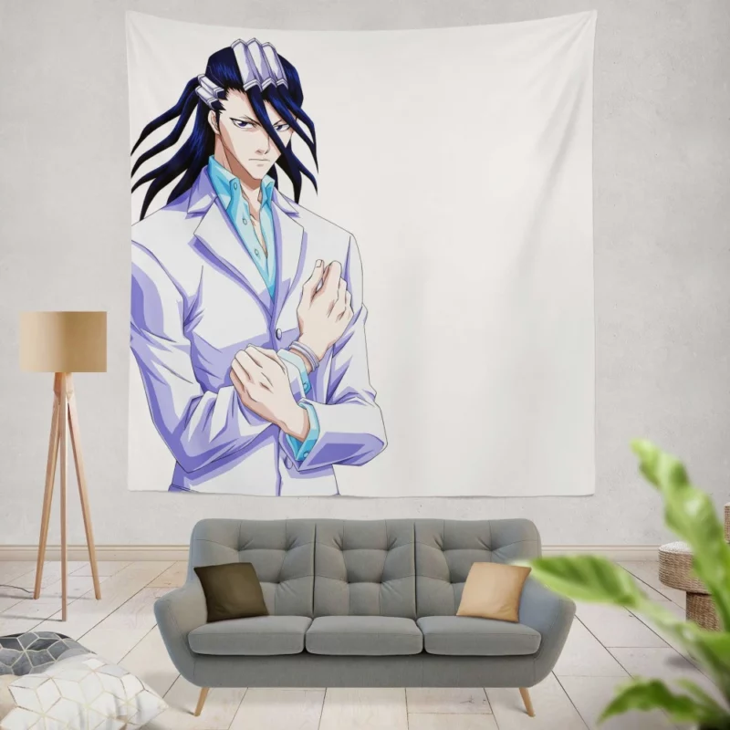 Byakuya Kuchiki Captain of Bleach Sixth Division Anime Wall Tapestry