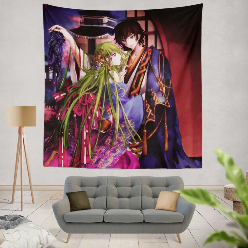 Code Geass Lelouch Journey Anime Wall Tapestry