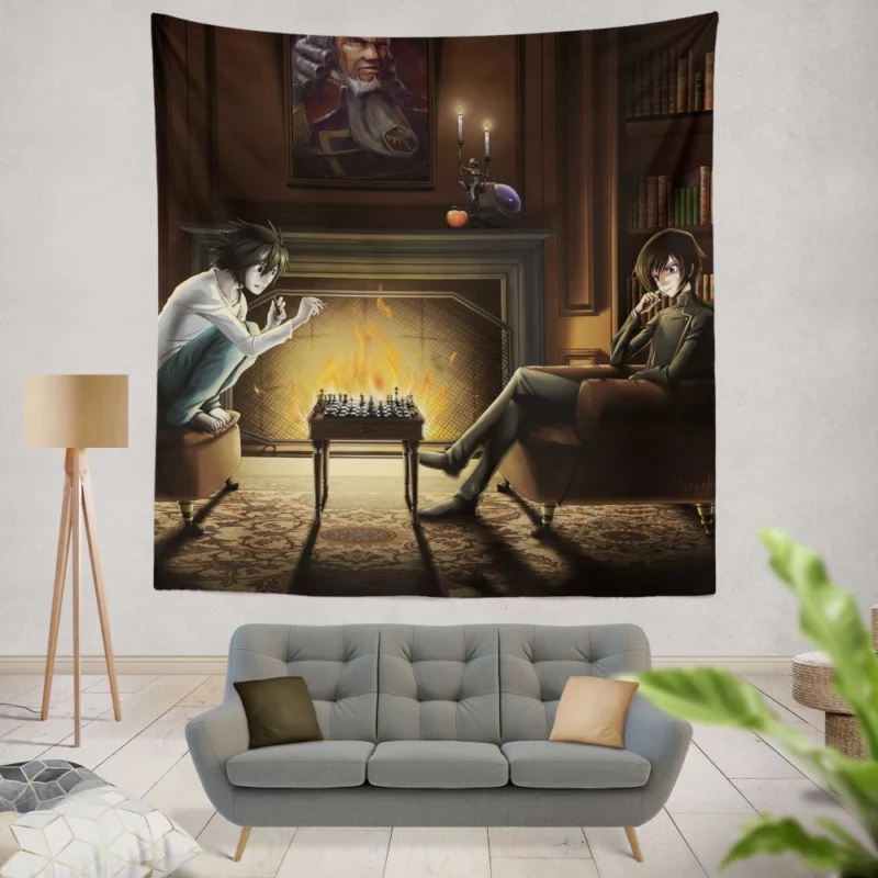 Code Geass x Death Note Crossover Anime Wall Tapestry