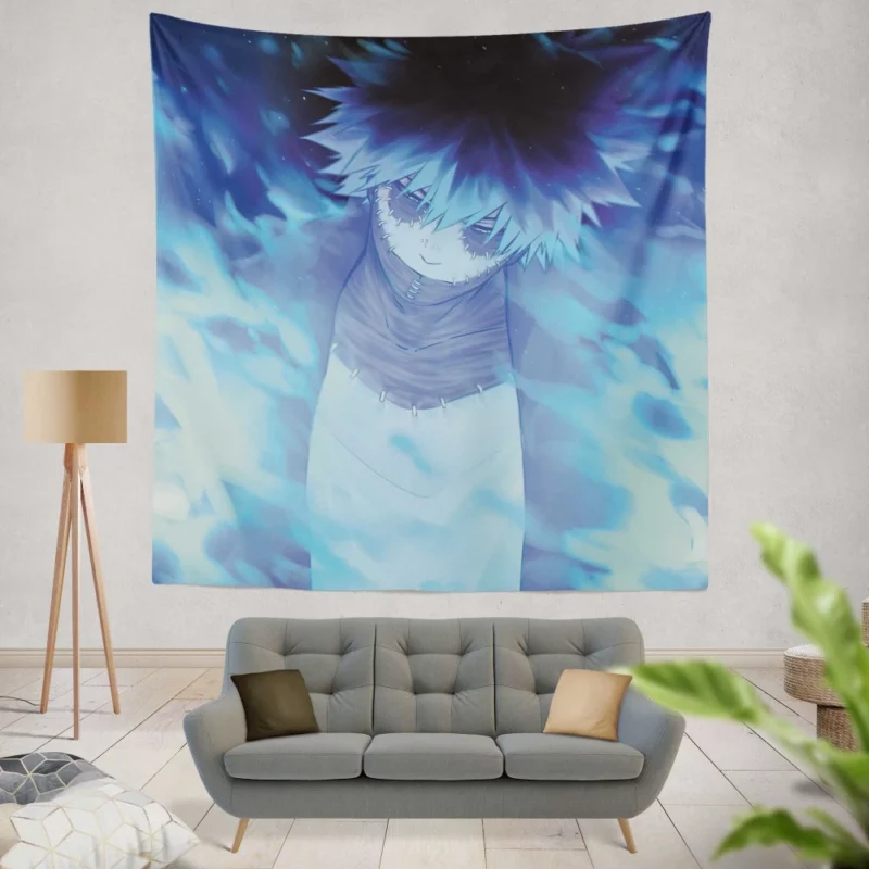 Dabi Fiery Persona in My Hero Academia Anime Wall Tapestry