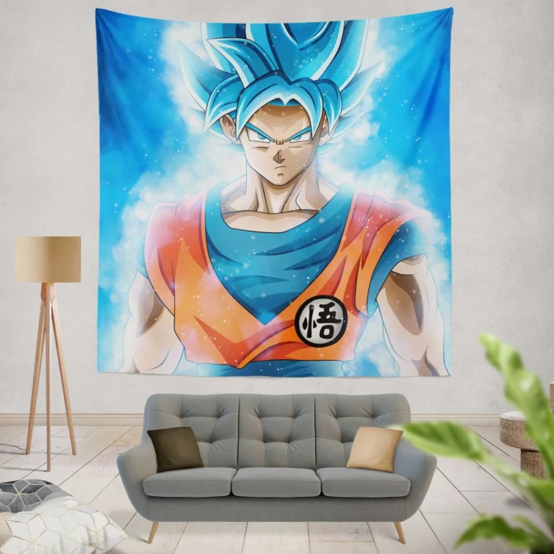 Dragon Ball Super Goku Anime Wall Tapestry