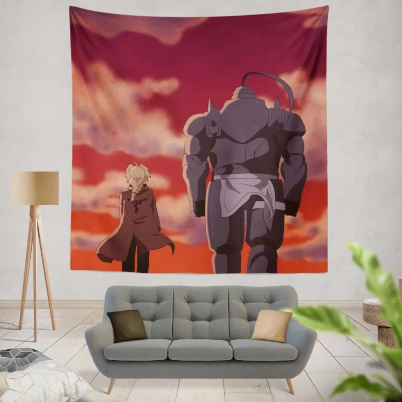 Edward & Alphonse Quest Anime Wall Tapestry