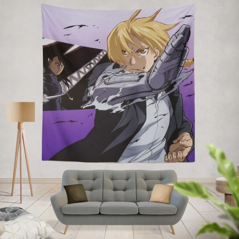 Edward & Alphonse Story Anime Wall Tapestry