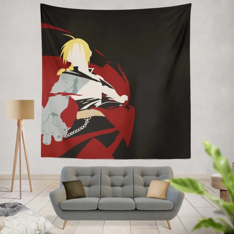 Edward Elric Alchemical Journey Anime Wall Tapestry