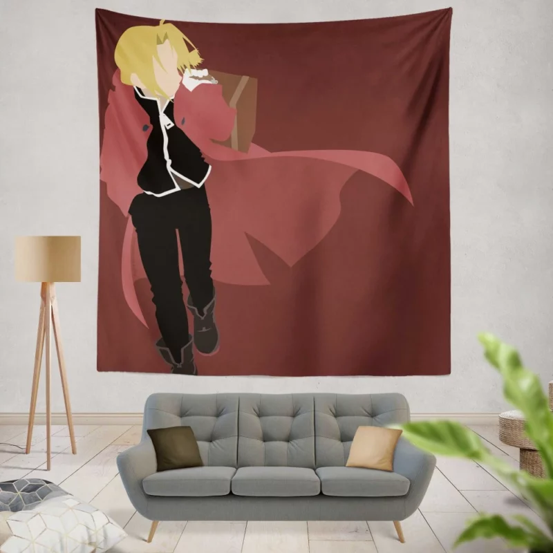 Edward Elric Alchemical Quest Anime Wall Tapestry