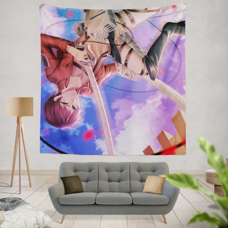 Eren Yeager Titan Unbound Anime Wall Tapestry