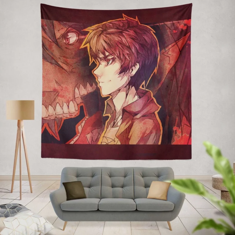 Eren Yeager Titan Unchained Anime Wall Tapestry