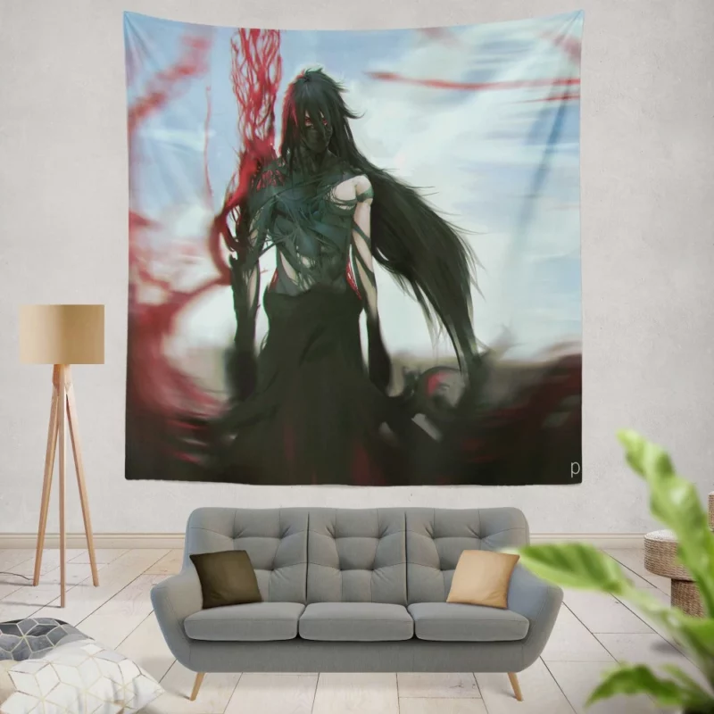 Final Getsuga Tenshou Ichigo Power Anime Wall Tapestry