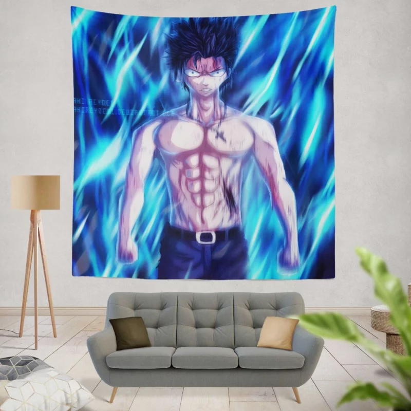 Frozen Magic Gray Fullbuster Anime Wall Tapestry