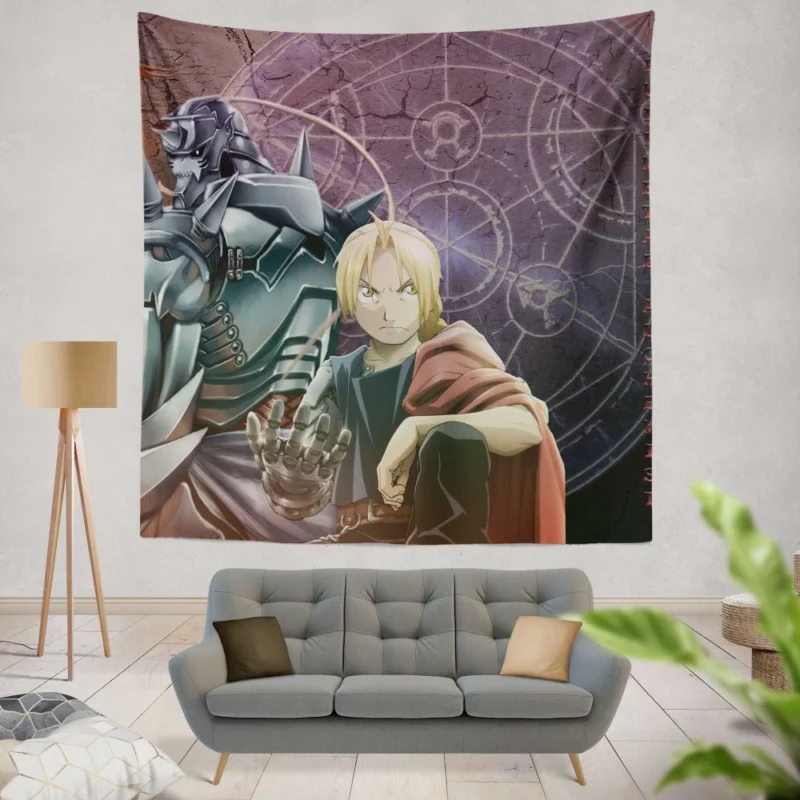 Fullmetal Alchemist Brothers Anime Wall Tapestry