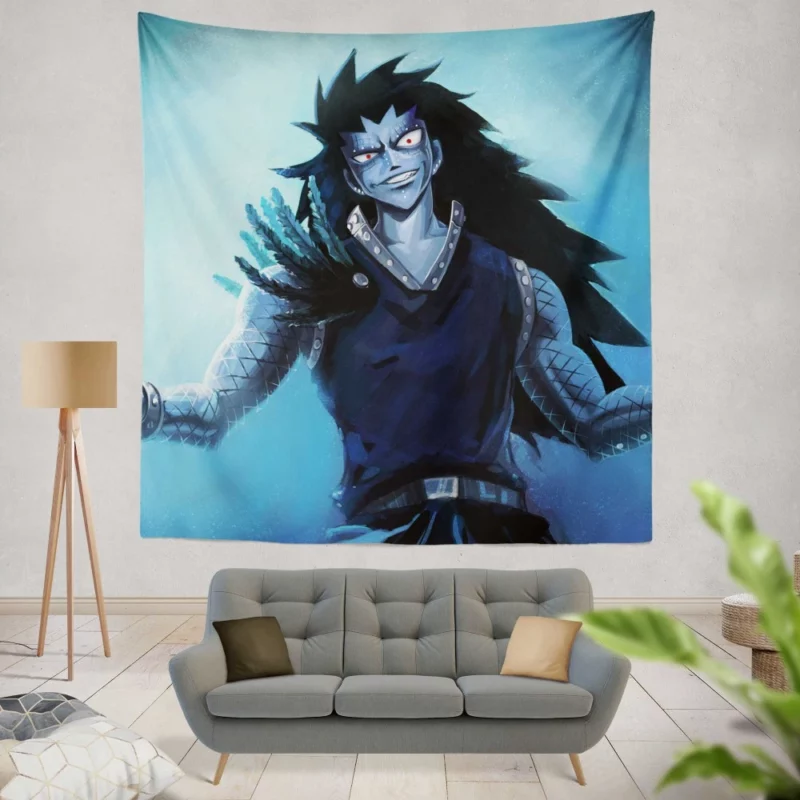 Gajeel Redfox Dragon Slayer Might Anime Wall Tapestry