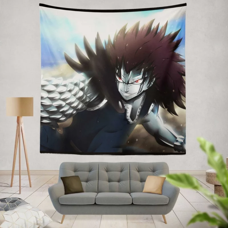 Gajeel Redfox Fairy Tail Iron Anime Wall Tapestry