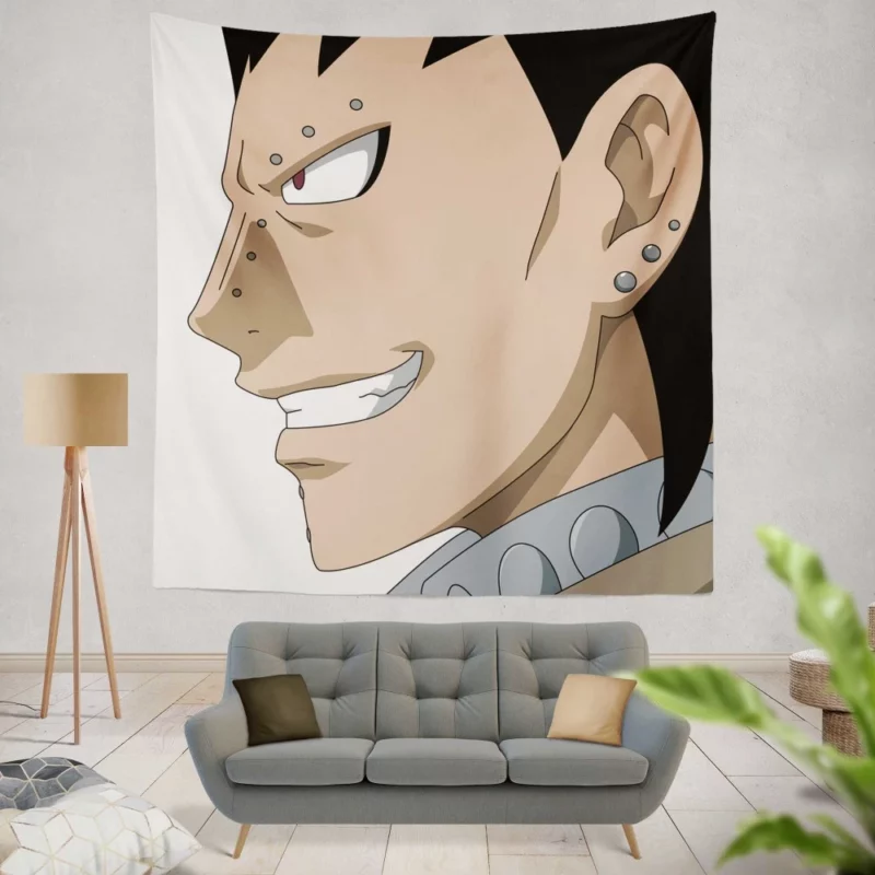 Gajeel Redfox Iron Dragon Slayer Anime Wall Tapestry