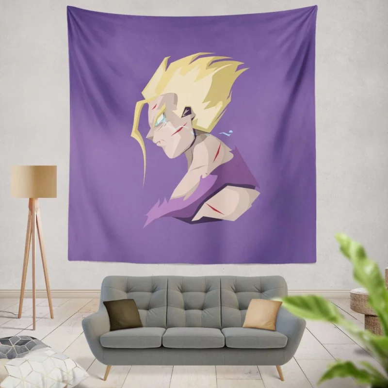 Gohan Defending Earth Future Anime Wall Tapestry