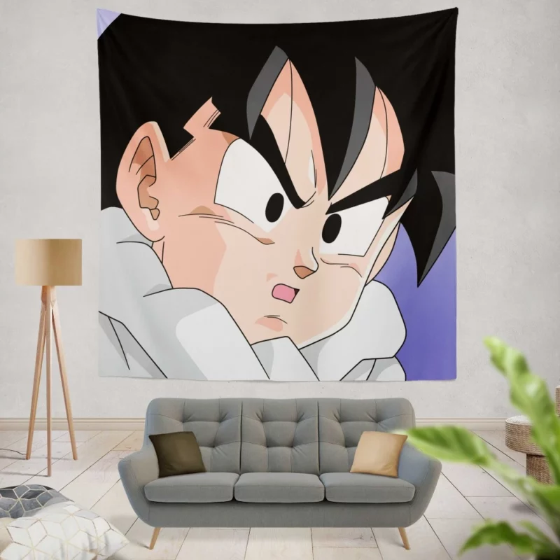 Gohan Saiyan Heritage Awakens Anime Wall Tapestry