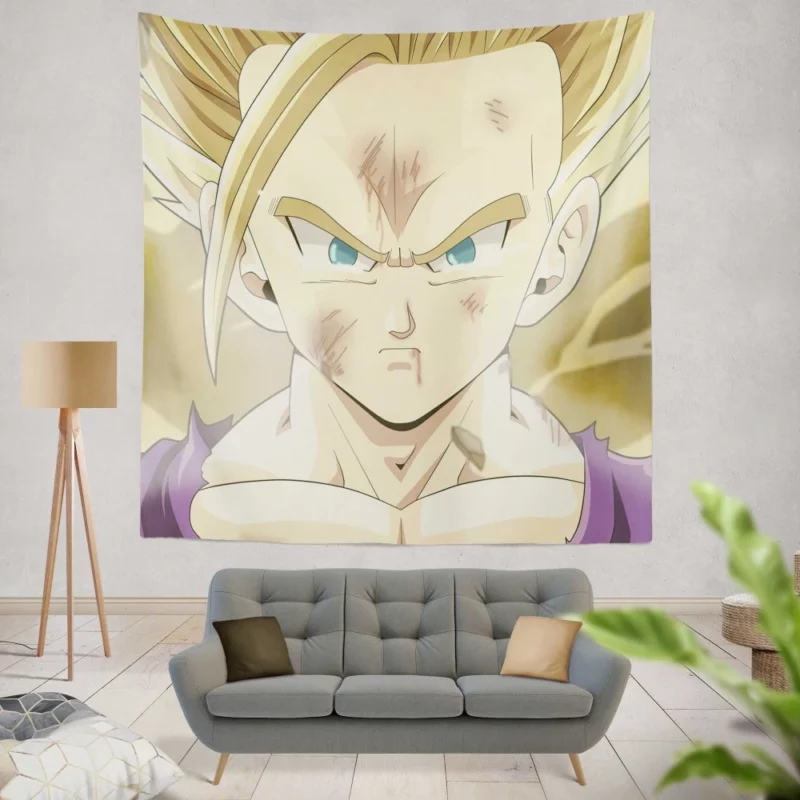 Gohan Unleashing Hidden Potential Anime Wall Tapestry