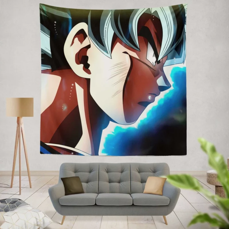 Goku Epic Journey in Dragon Ball Super Anime Wall Tapestry