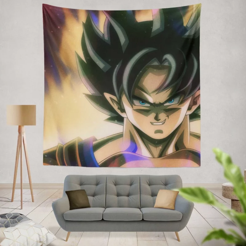 Goku Epic Saga Chronicles Continue Anime Wall Tapestry