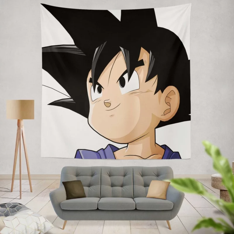 Goku GT Journey Galactic Exploration Anime Wall Tapestry