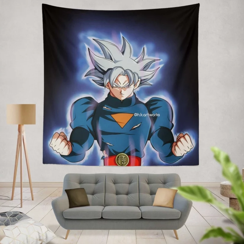 Goku & Grand Priest Cosmic Alliance Anime Wall Tapestry