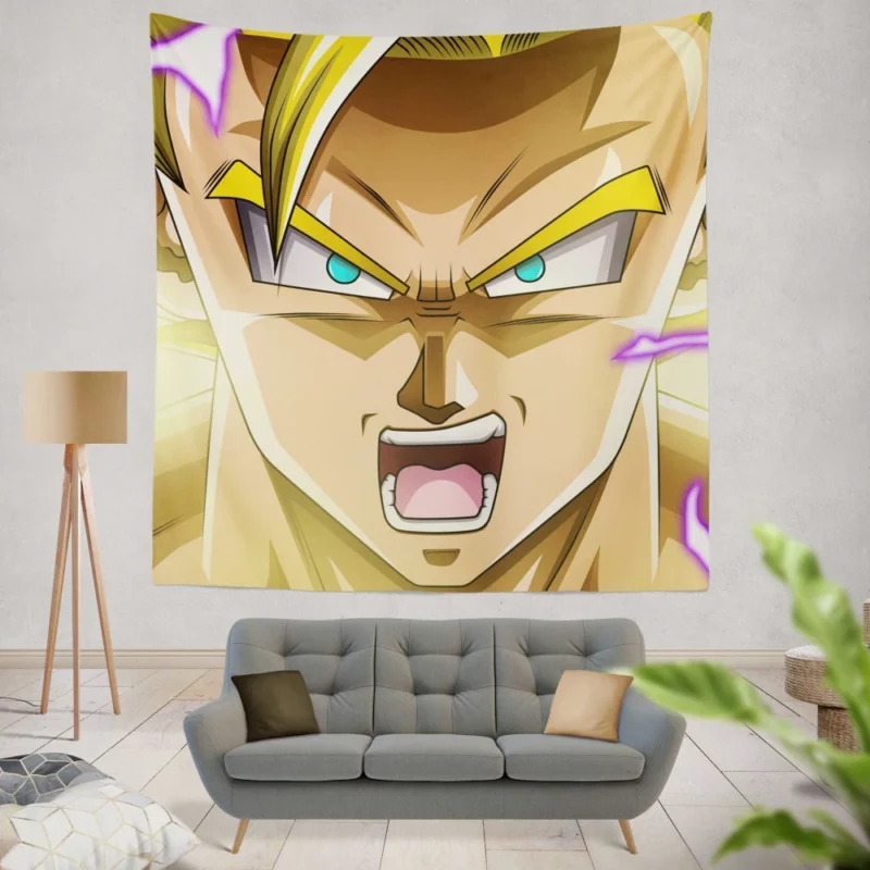 Goku Legendary Journey Anime Wall Tapestry