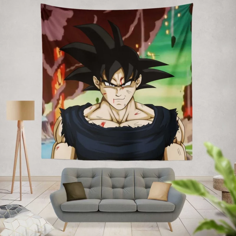 Goku Namek Saga Galactic Confrontation Anime Wall Tapestry