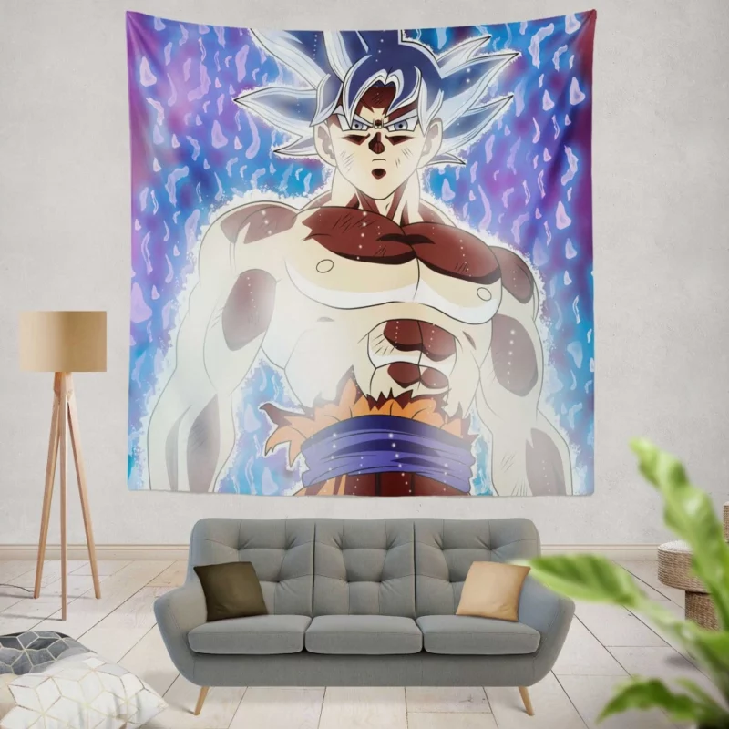 Goku Perfect UI Unmatched Mastery Anime Wall Tapestry